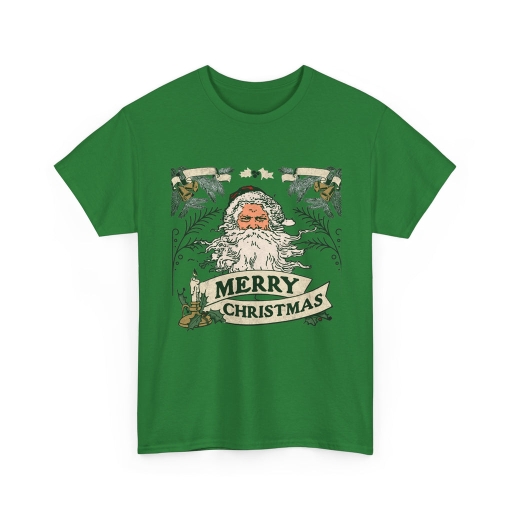 Vintage Santa Christmas Shirt, Retro Merry Christmas Tee, Old Fashioned Santa Graphic T-Shirt, Nostalgic Holiday Gift