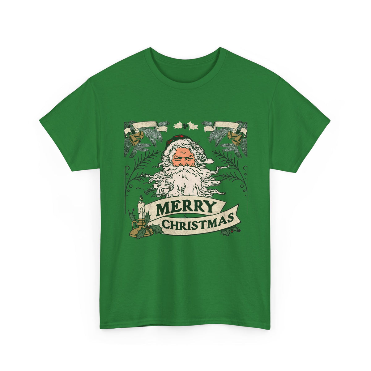 Vintage Santa Christmas Shirt, Retro Merry Christmas Tee, Old Fashioned Santa Graphic T-Shirt, Nostalgic Holiday Gift