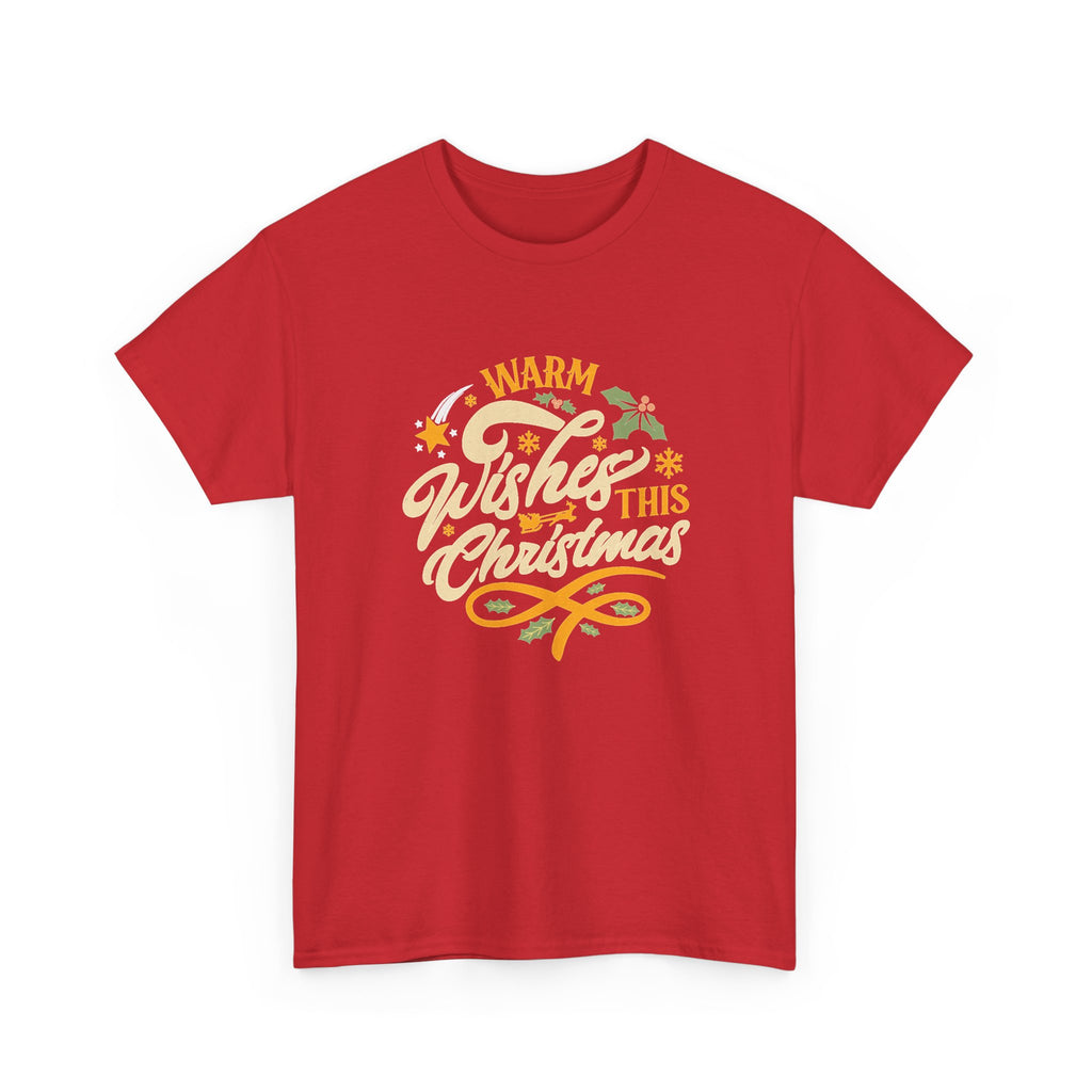 Warm Wishes This Christmas T-Shirt — Retro Holiday Graphic Tee
