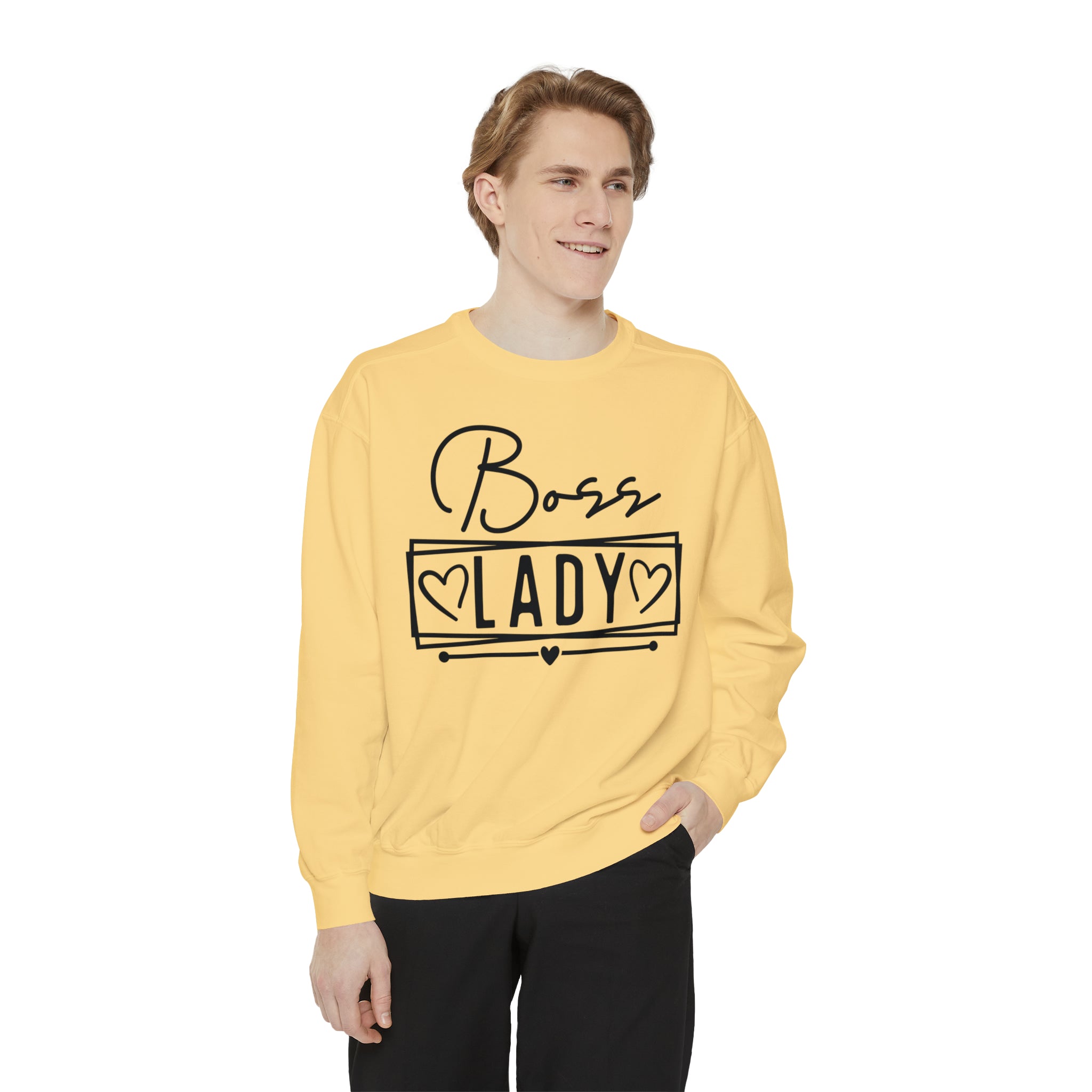 Boss Lady Co -Dyed Sweatshirt