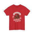 Merry Xmas Holiday Season T-Shirt — Vintage Christmas Gift Stack Graphic Tee