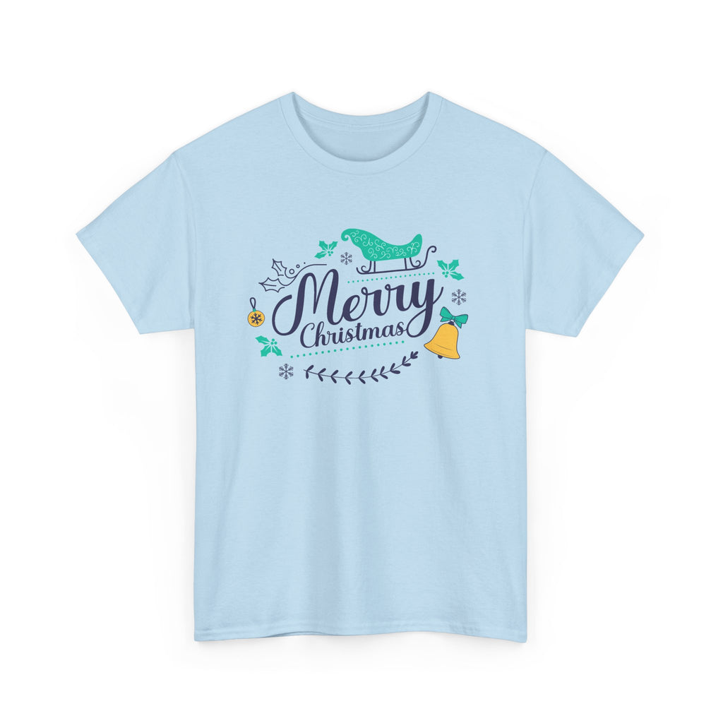 Merry Christmas Shirt, Elegant Holiday Graphic Tee, Festive Christmas Typography T-Shirt, Cute Winter Holiday Gift