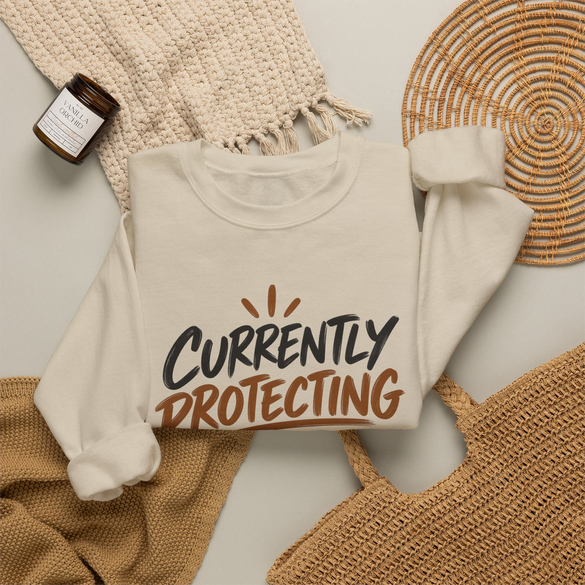 Currently Protecting My Energy — Mindset Crewneck Sweatshirt