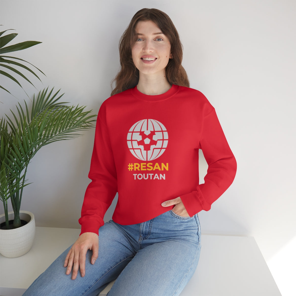 Resan Toutan Unisex Heavy Blend™ Crewneck Sweatshirt