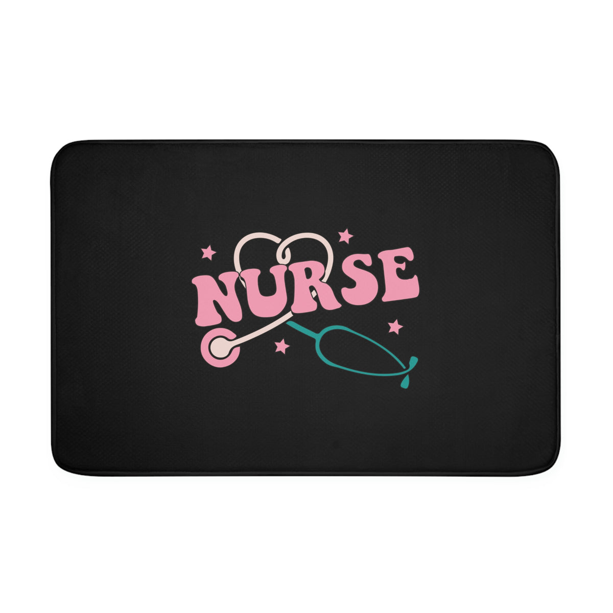 Nurse is a work of heart - Bath Mat