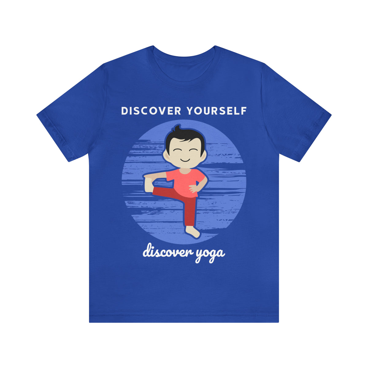 Discover Yoga, Unisex Jersey Short Sleeve Tee