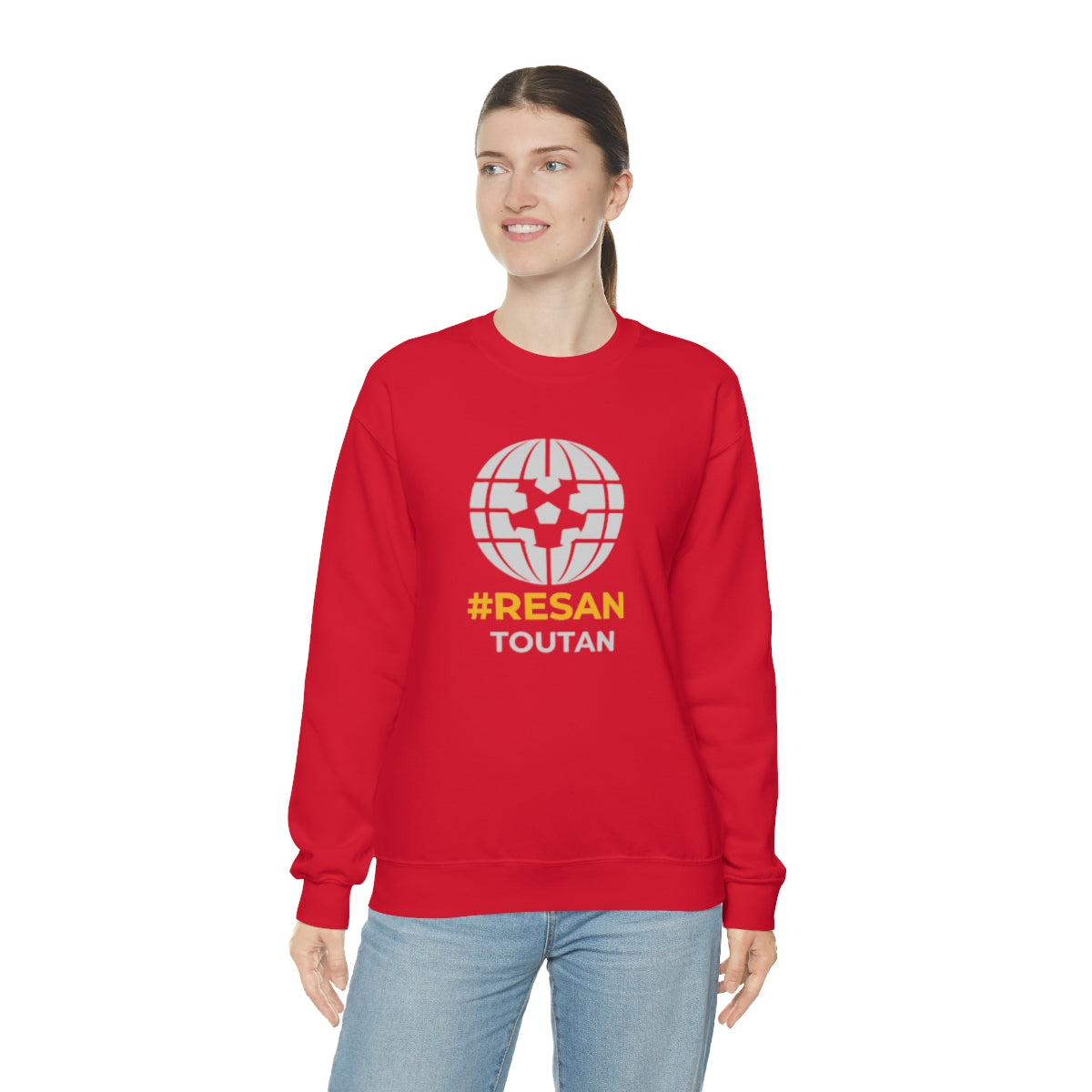 Resan Toutan Unisex Heavy Blend™ Crewneck Sweatshirt